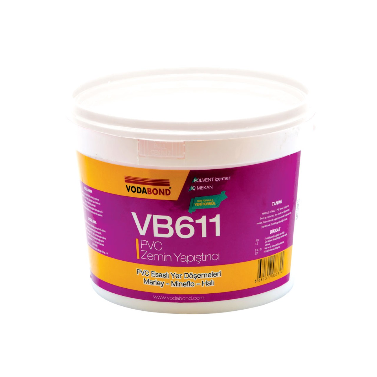 VODABOND PVC ve MARLEY ZEMİN YAPIŞTIRICILARI - 800 GR