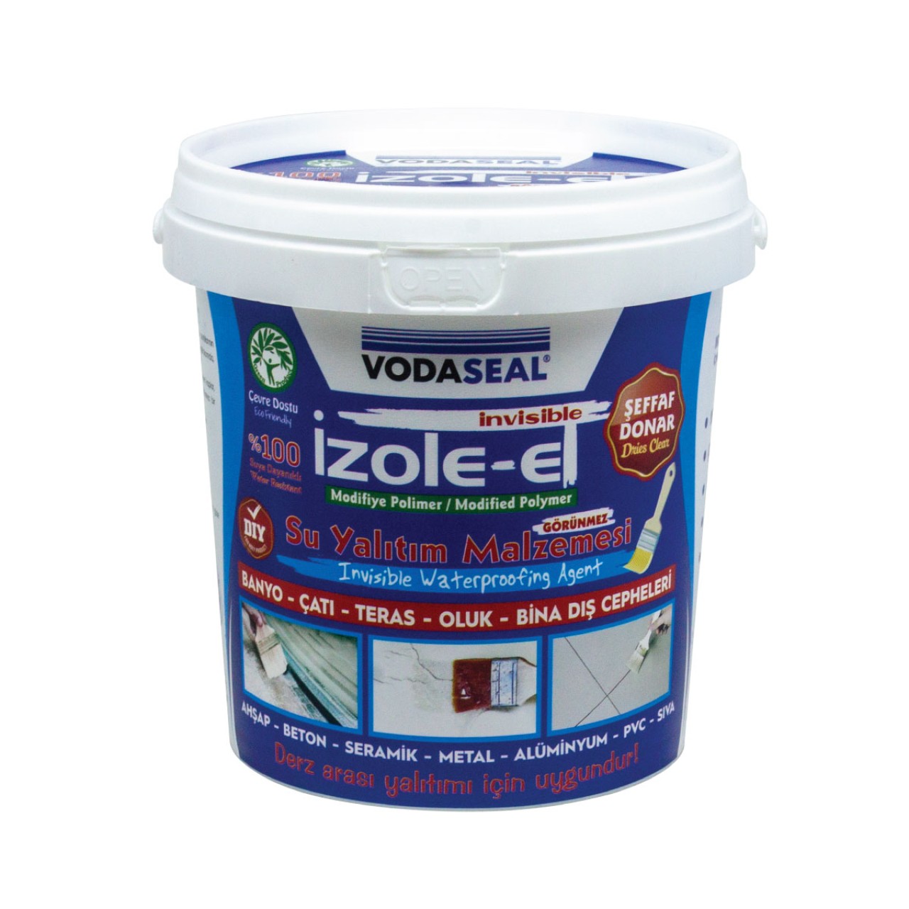 VODASEAL İZOLE-ET YALITIM MALZEMESİ -3 KG ŞEFFAF