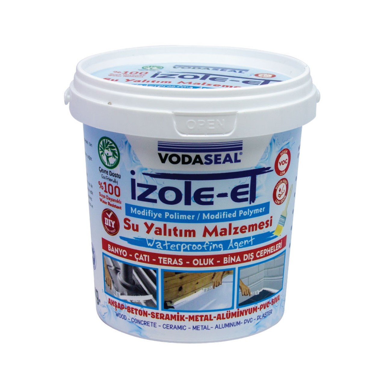 VODASEAL İZOLE-ET YALITIM MALZEMESİ -4 KG BEYAZ