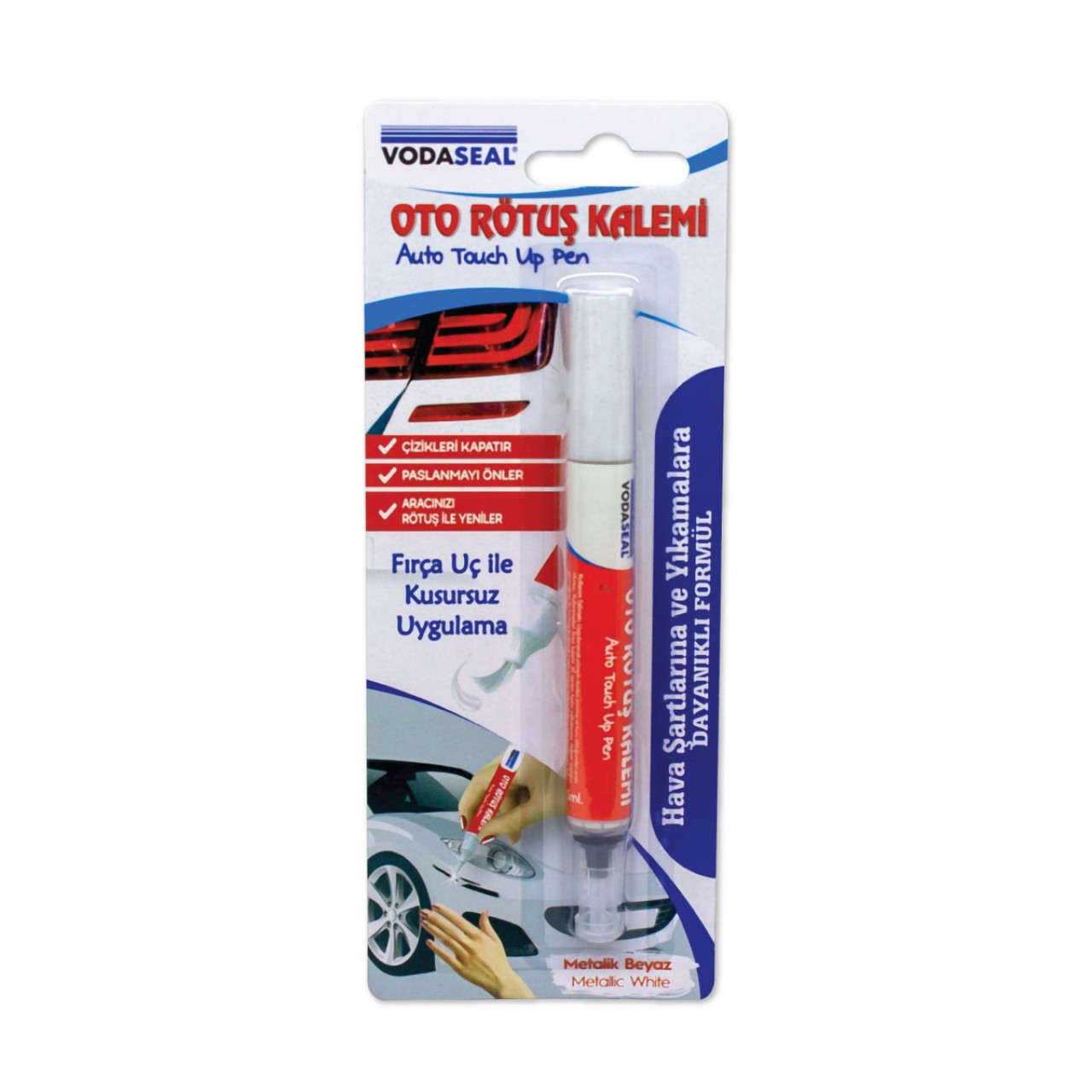 VODASEAL OTO RÖTÜŞ KALEMİ 5 ML BEYAZ METALİK