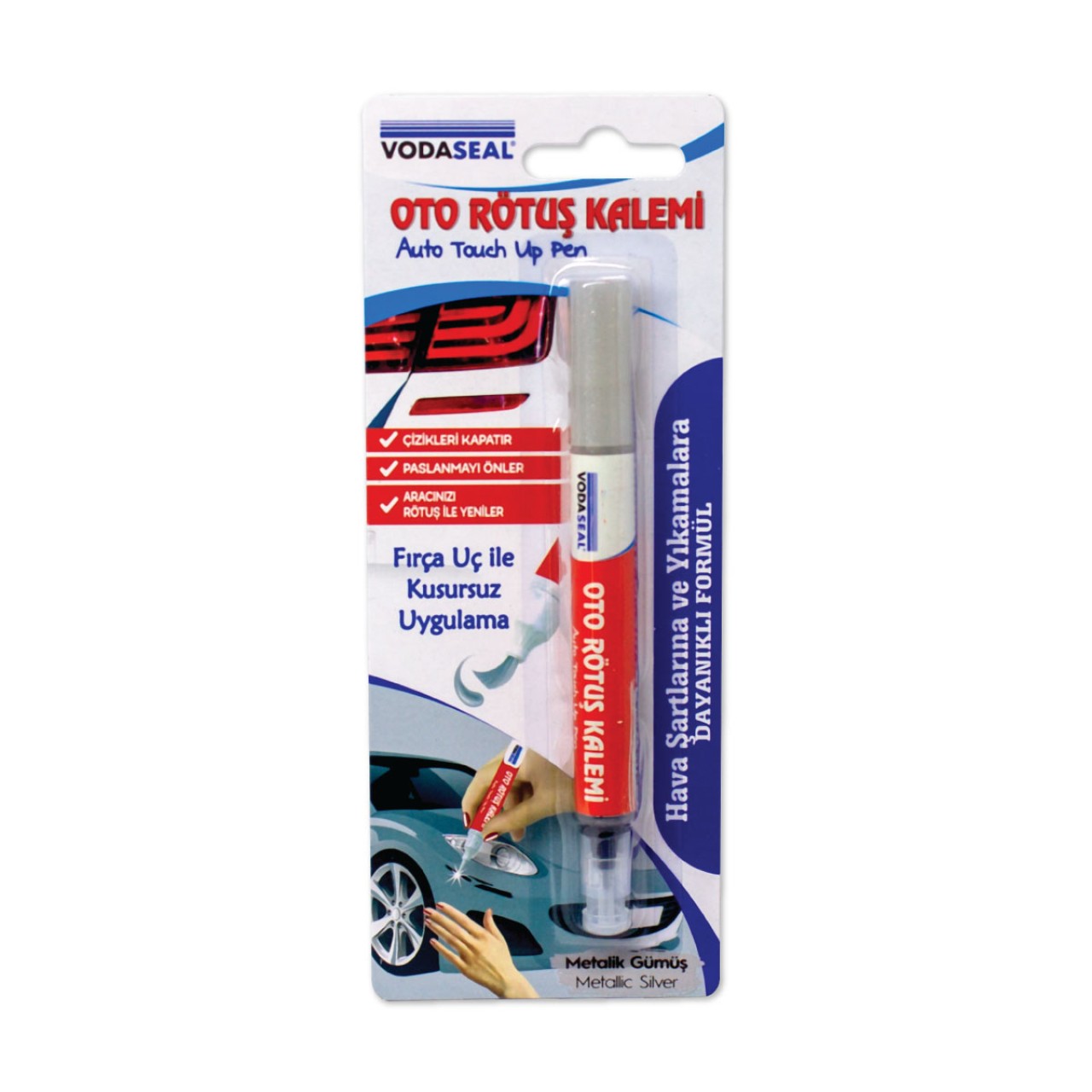 VODASEAL OTO RÖTÜŞ KALEMİ 5 ML GRİ METALİK