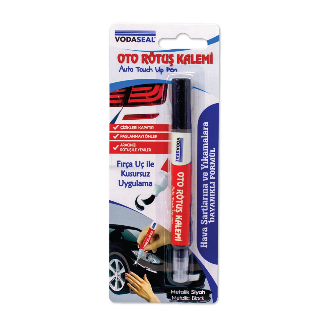 VODASEAL OTO RÖTÜŞ KALEMİ 5 ML SİYAH METALİK