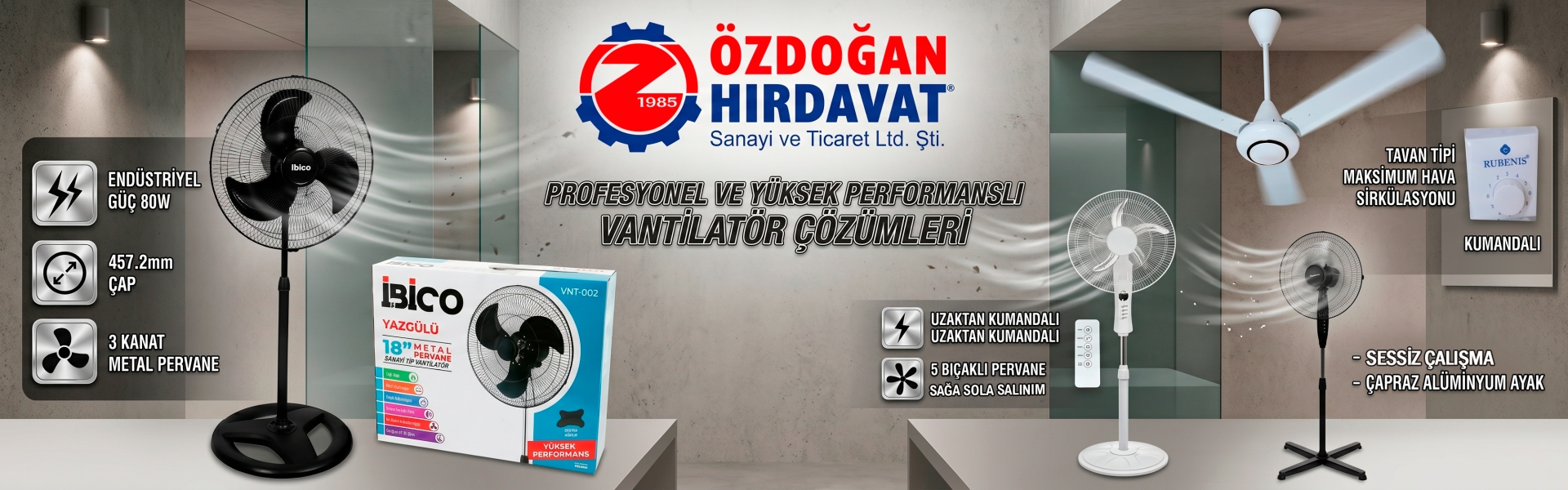 VANTİLATÖRLER