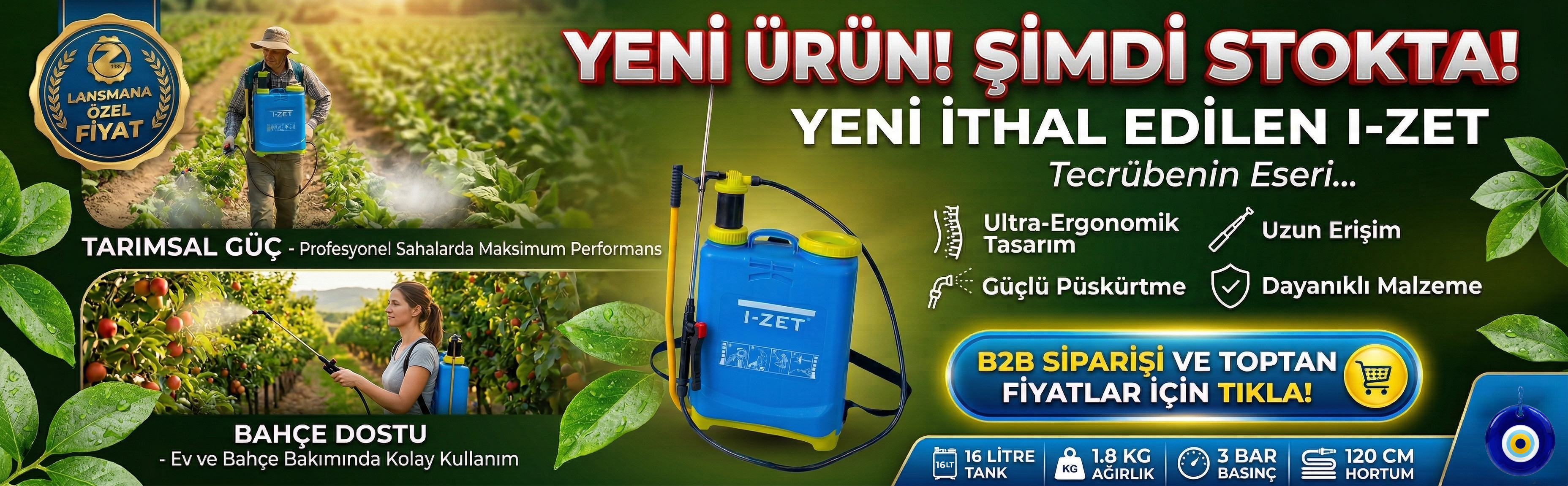 I-ZET  PÜSKÜRTME POMPASI